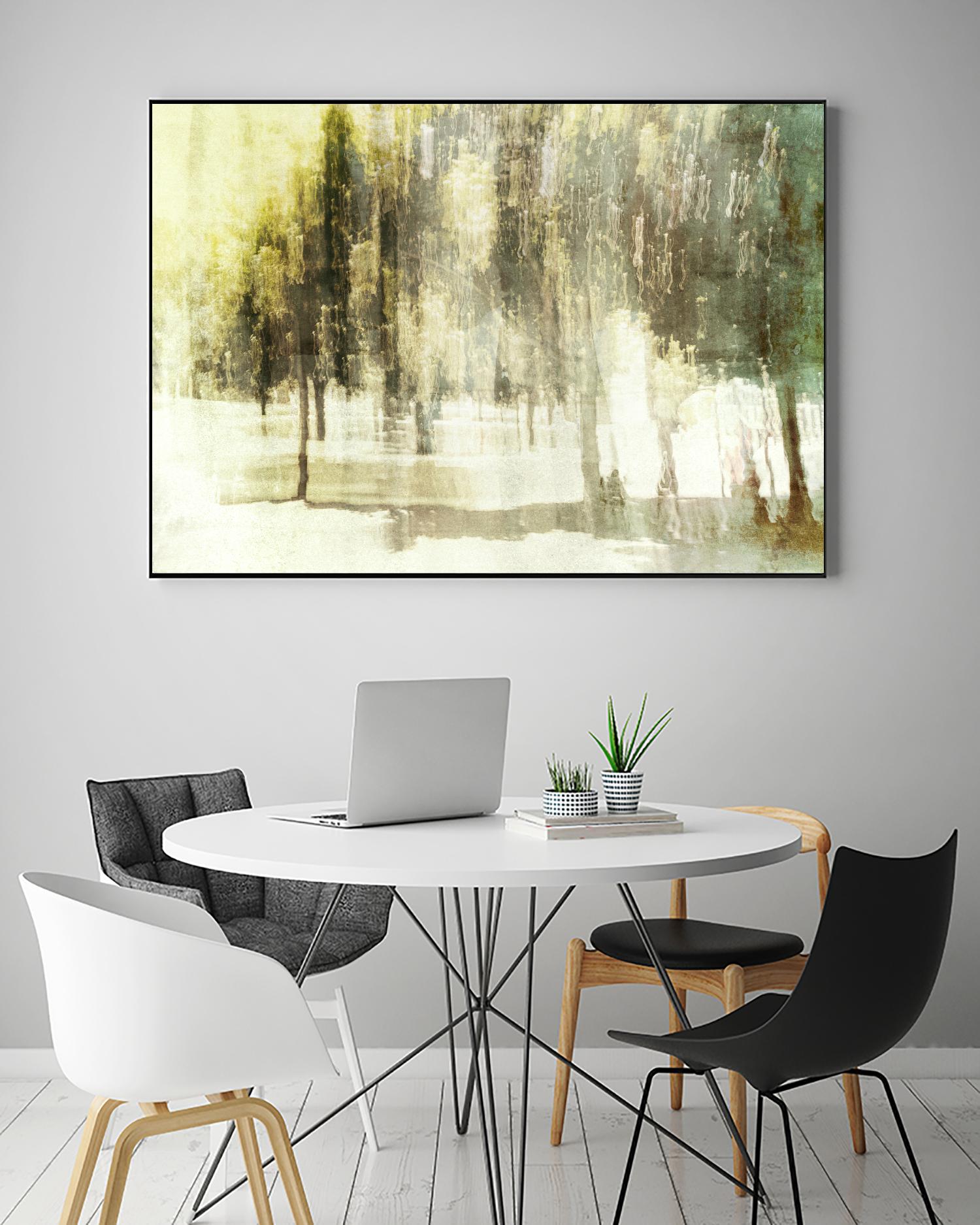 Wood in Motion III by William Cooke on GIANT ART - white abstract