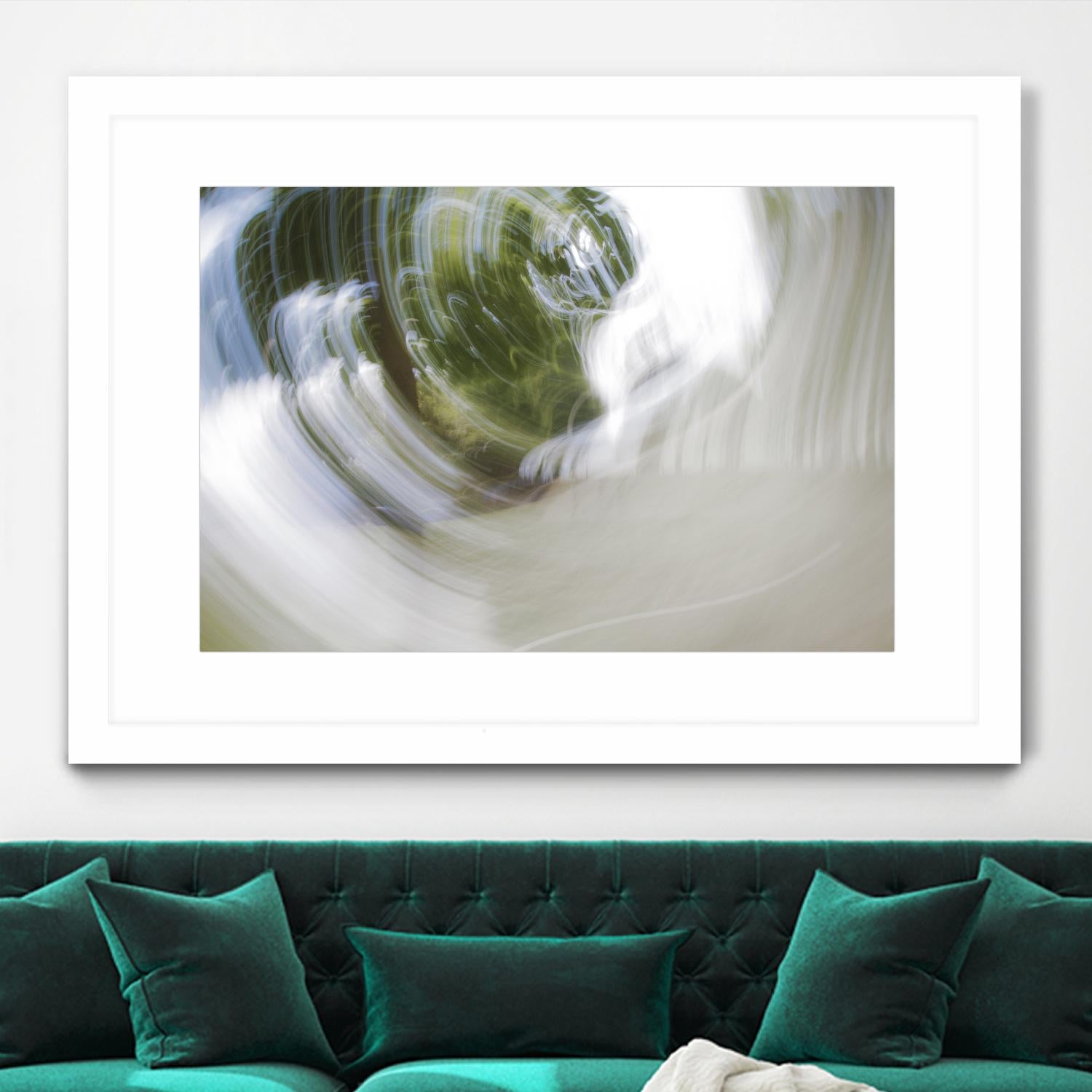 Echoes I by William Cooke on GIANT ART - green abstract