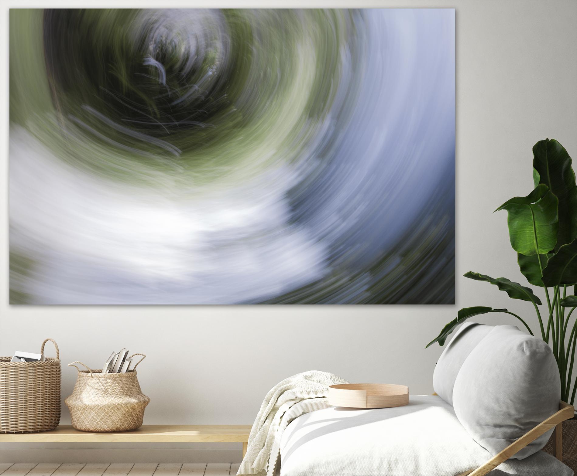 Echoes III by William Cooke on GIANT ART - green abstract