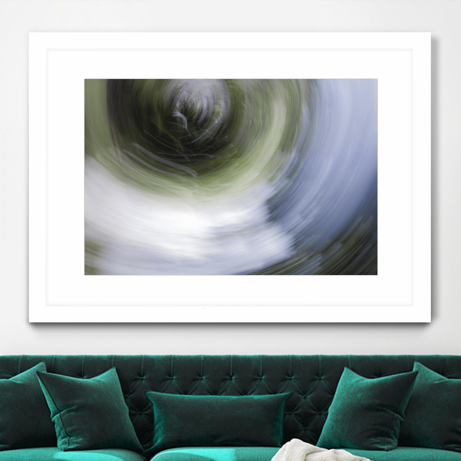 Echoes III by William Cooke on GIANT ART - green abstract