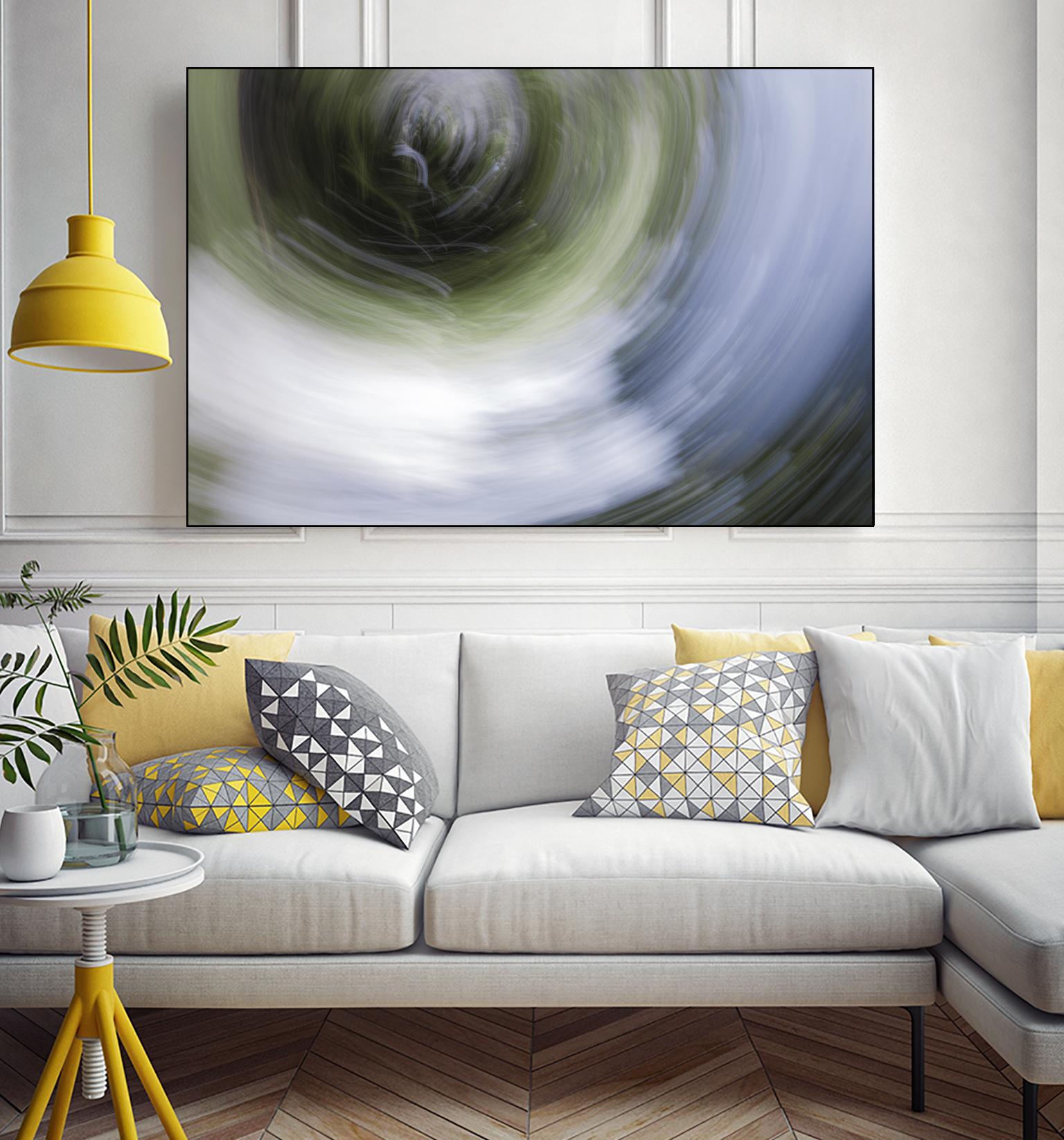 Echoes III by William Cooke on GIANT ART - green abstract