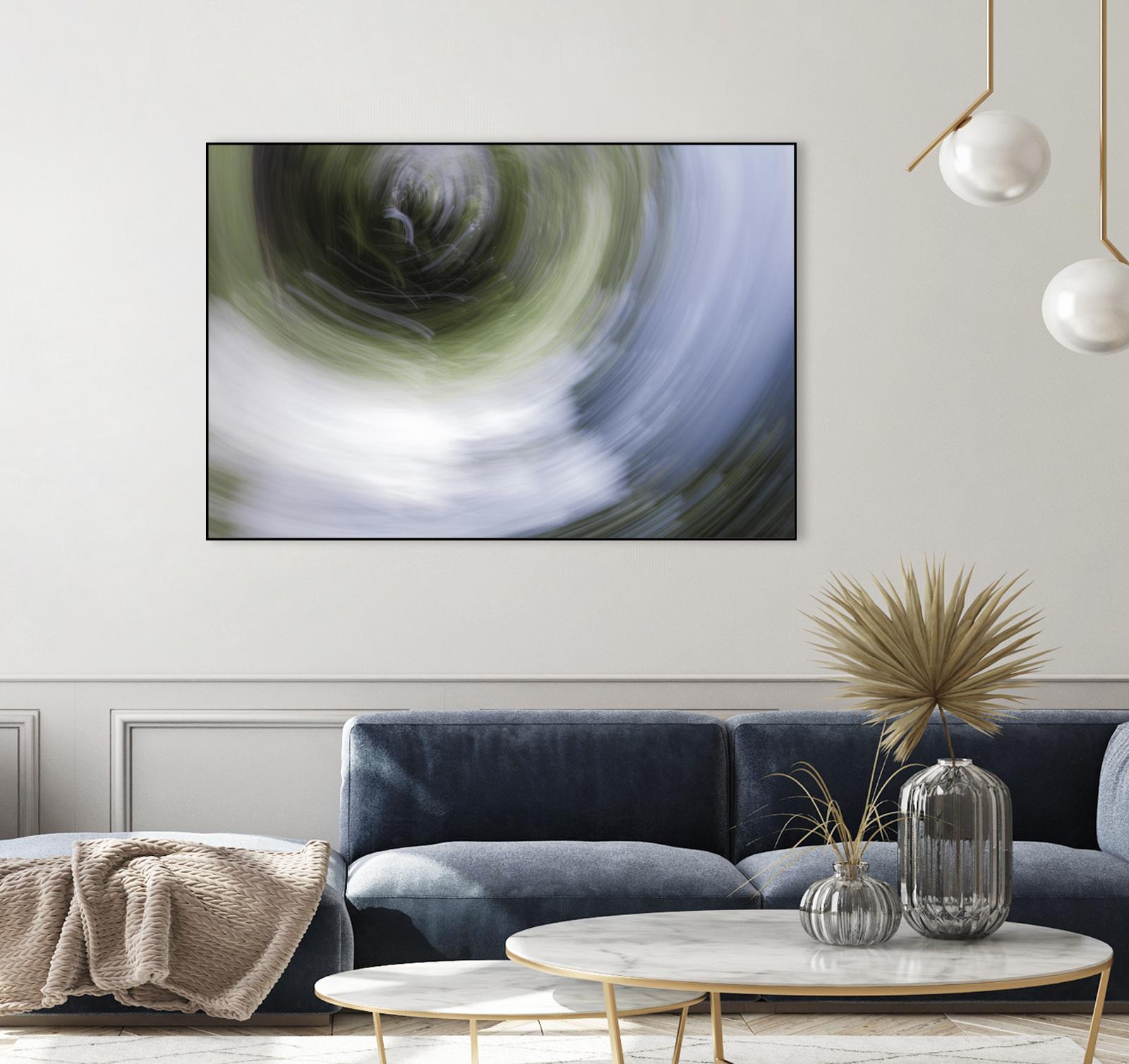 Echoes III by William Cooke on GIANT ART - green abstract