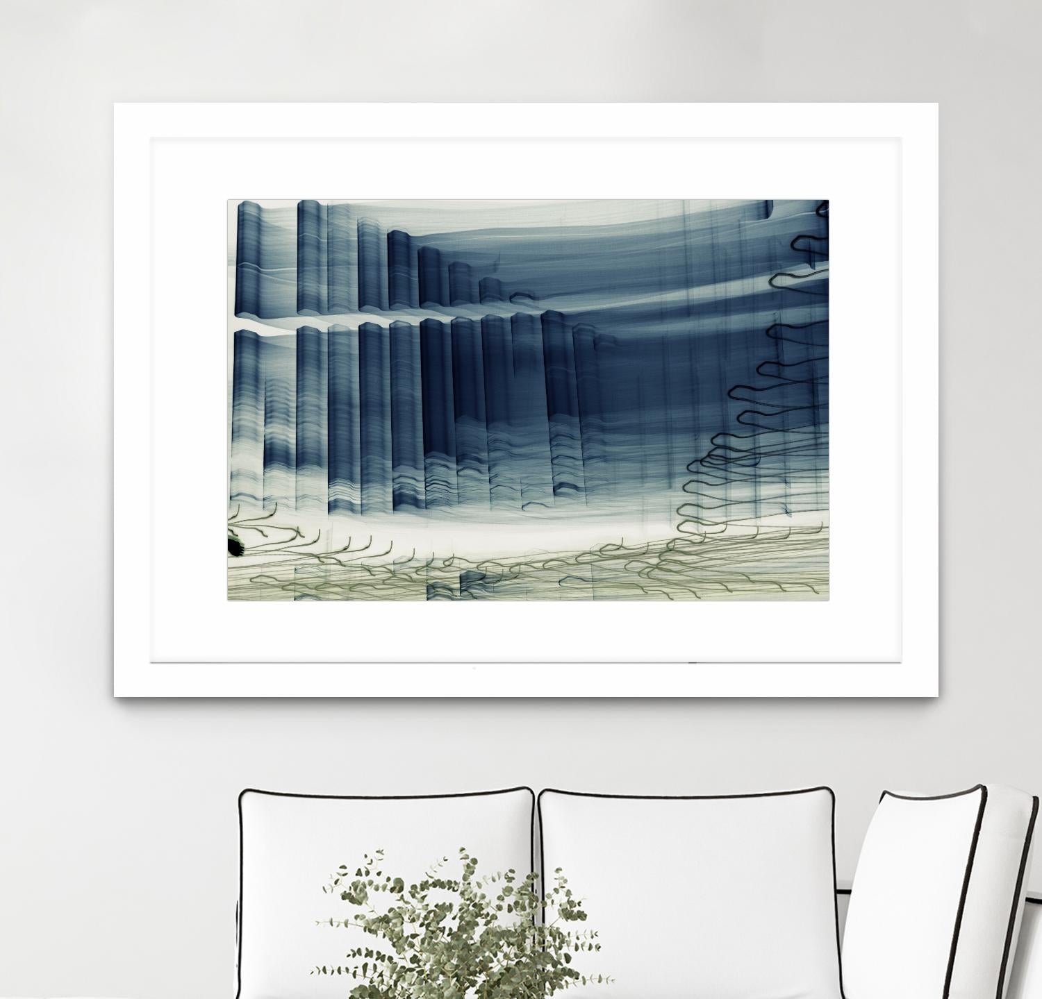 Light Wave I by William Cooke on GIANT ART - white abstract