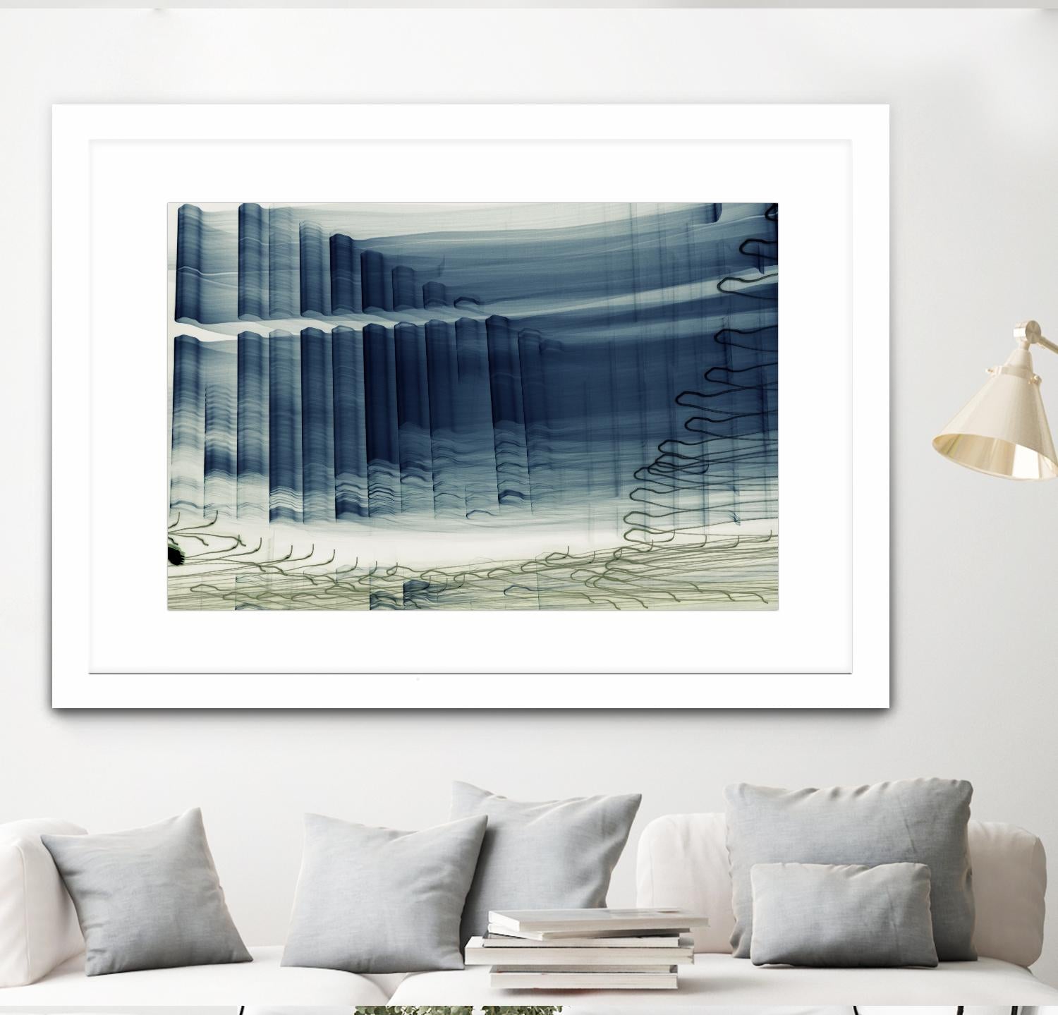 Light Wave I by William Cooke on GIANT ART - white abstract