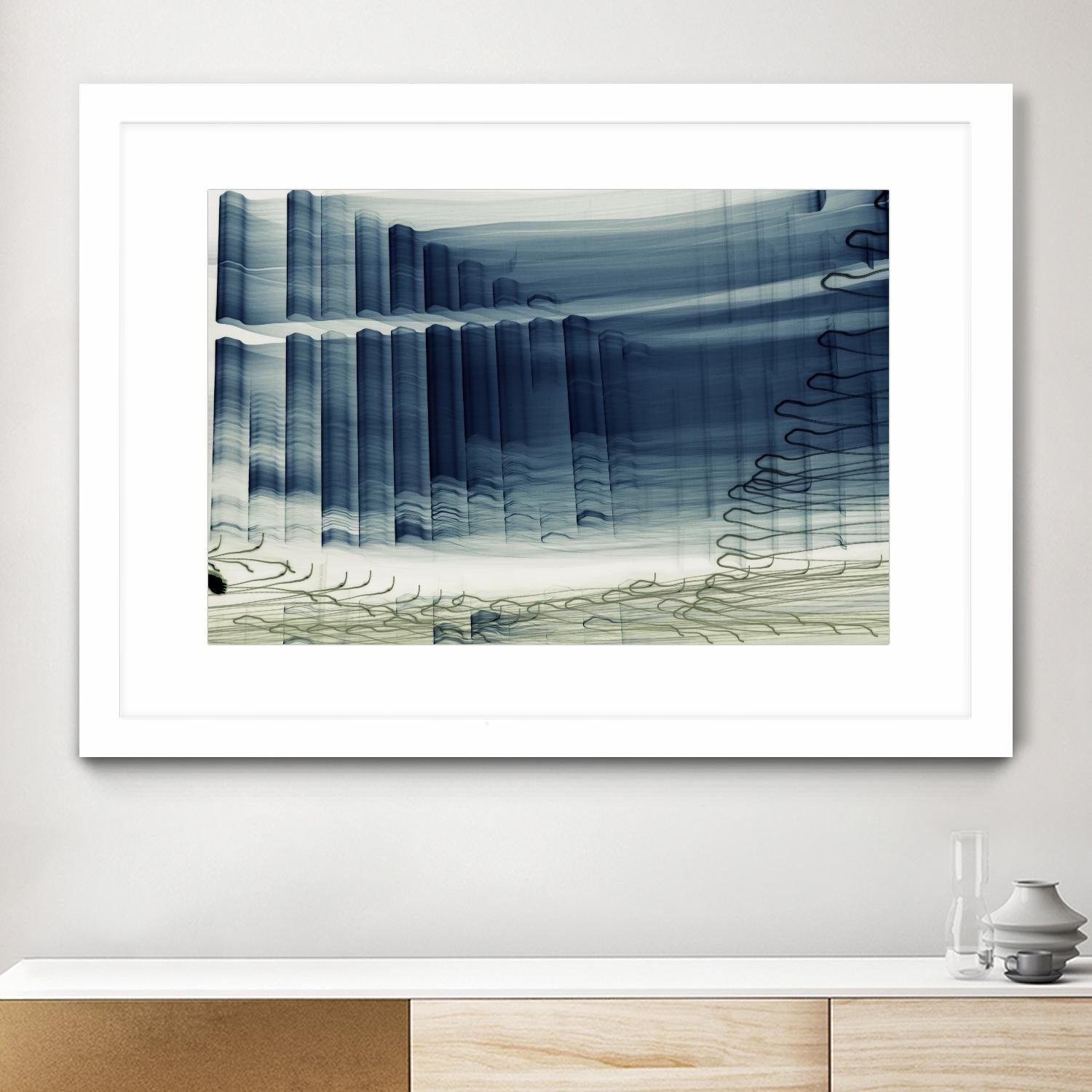 Light Wave I by William Cooke on GIANT ART - white abstract