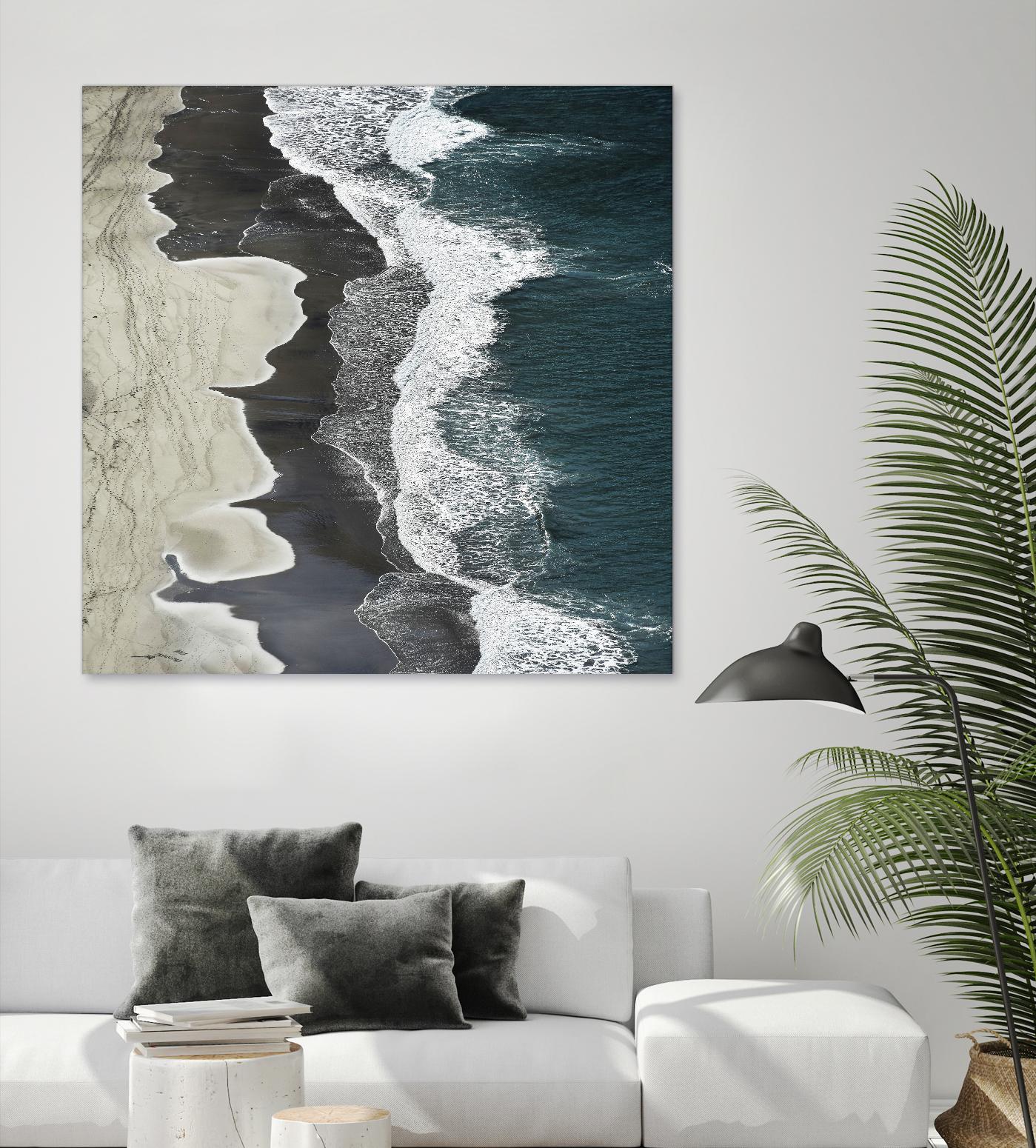 Molenaar - Running Waves by 1X on GIANT ART - grey landscape