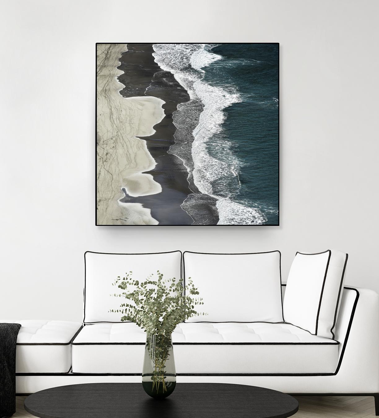 Molenaar - Running Waves by 1X on GIANT ART - grey landscape