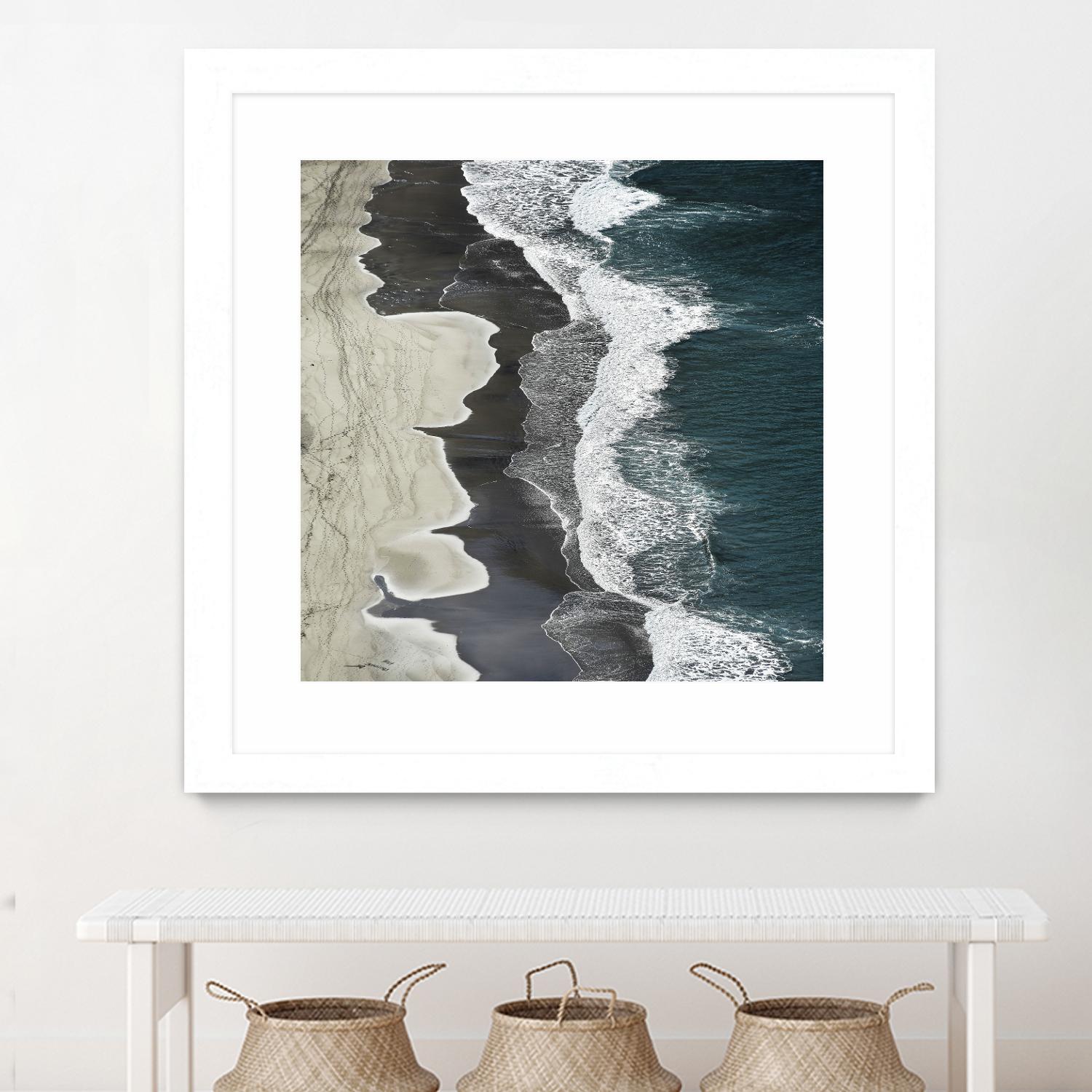 Molenaar - Running Waves by 1X on GIANT ART - grey landscape