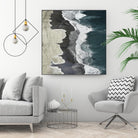 Molenaar - Running Waves by 1X on GIANT ART - grey landscape