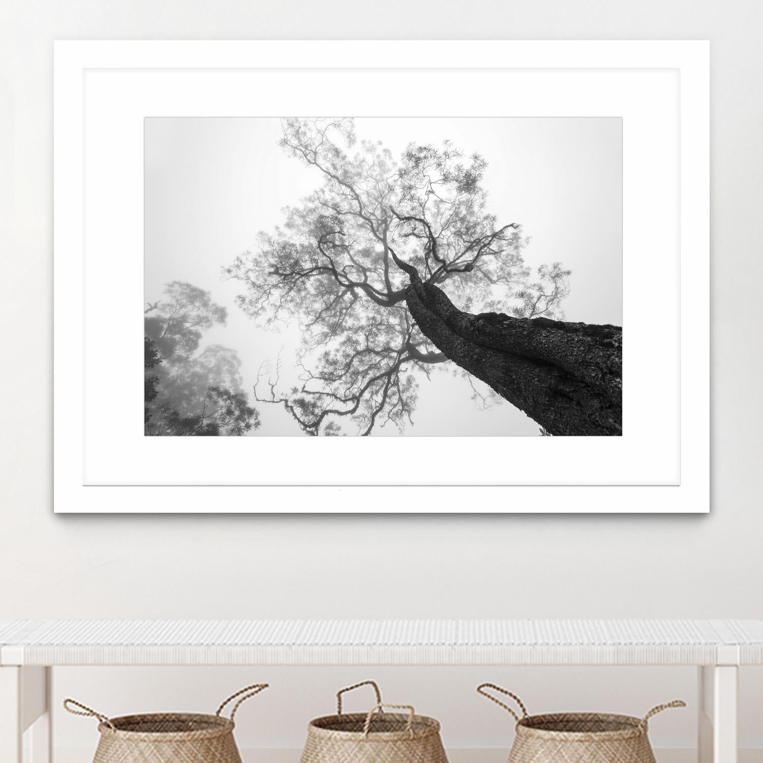 Wrobel - Between Heaven and Earth by 1X on GIANT ART - black trees