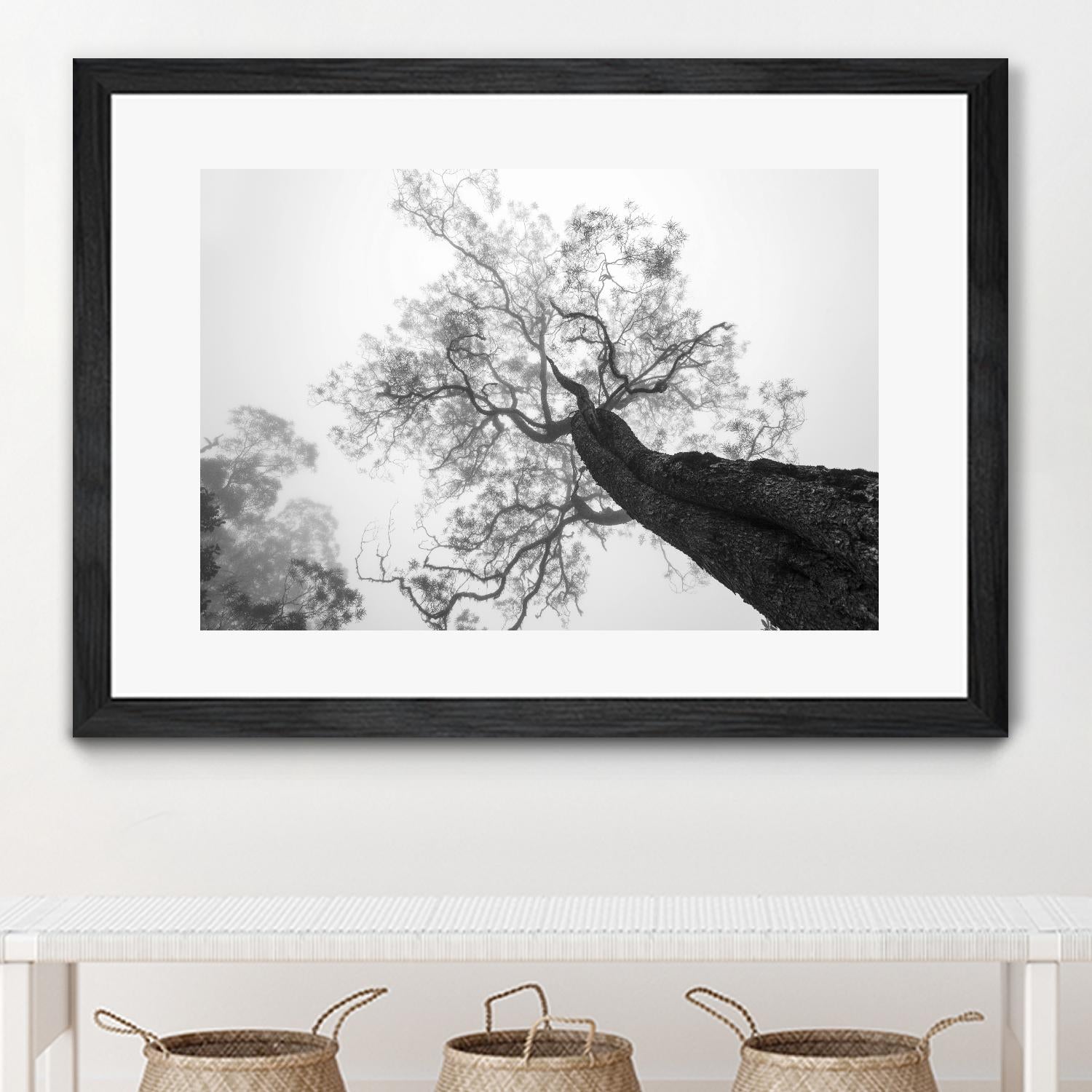 Wrobel - Between Heaven and Earth by 1X on GIANT ART - black trees