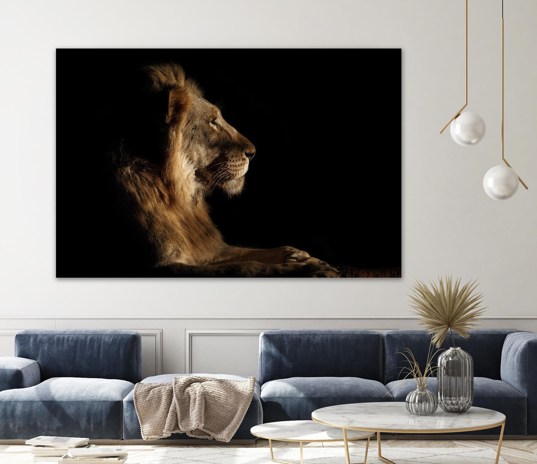 Royal Meeting in the Night by Hemb 1X on GIANT ART - black animals