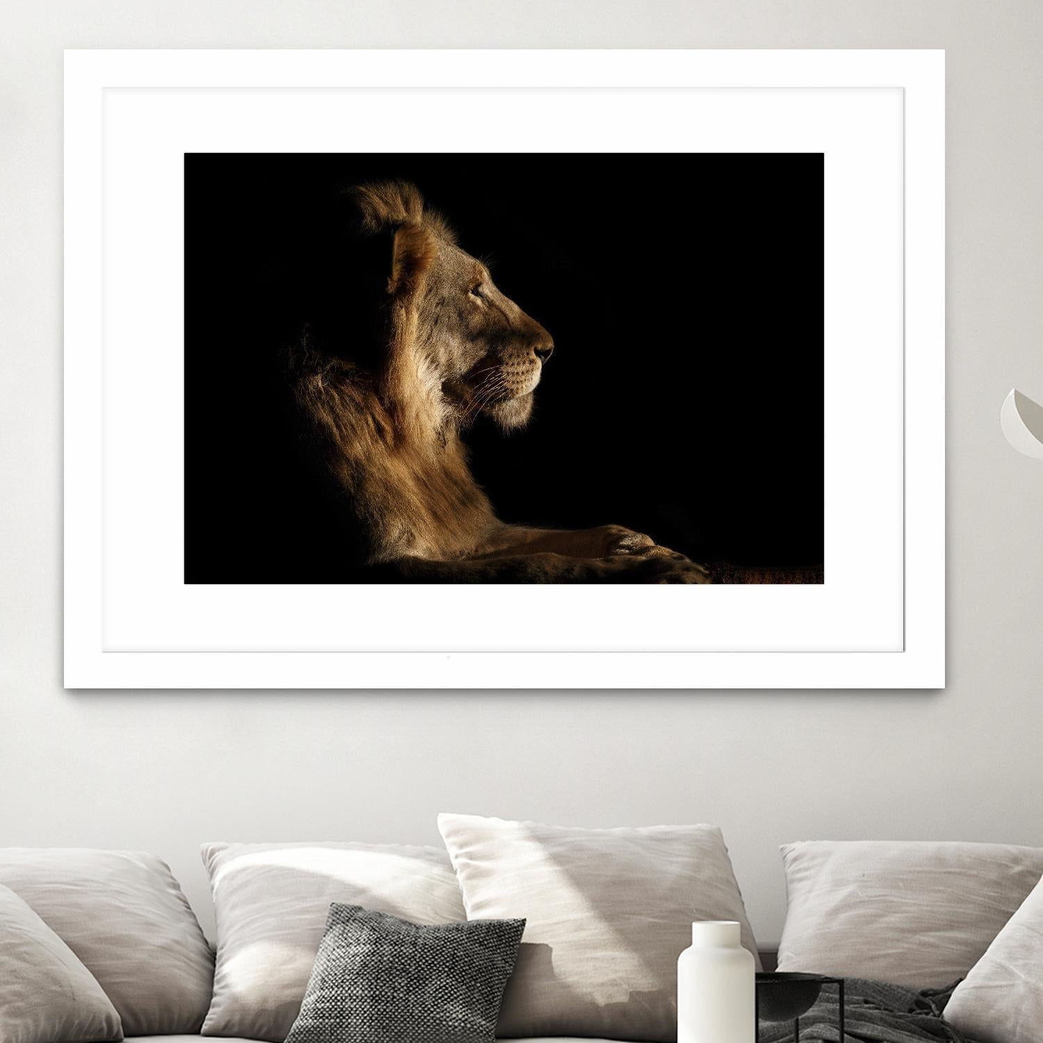 Royal Meeting in the Night by Hemb 1X on GIANT ART - black animals