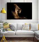 Royal Meeting in the Night by Hemb 1X on GIANT ART - black animals