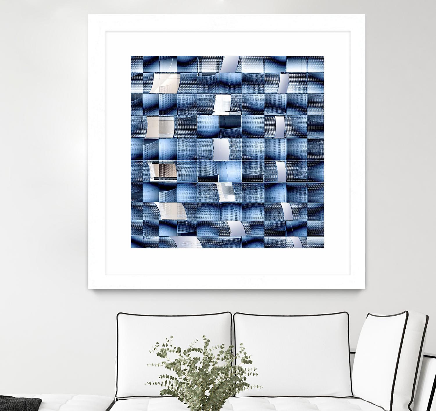 Verschelden - Fractal chaos by 1X on GIANT ART - white photo art