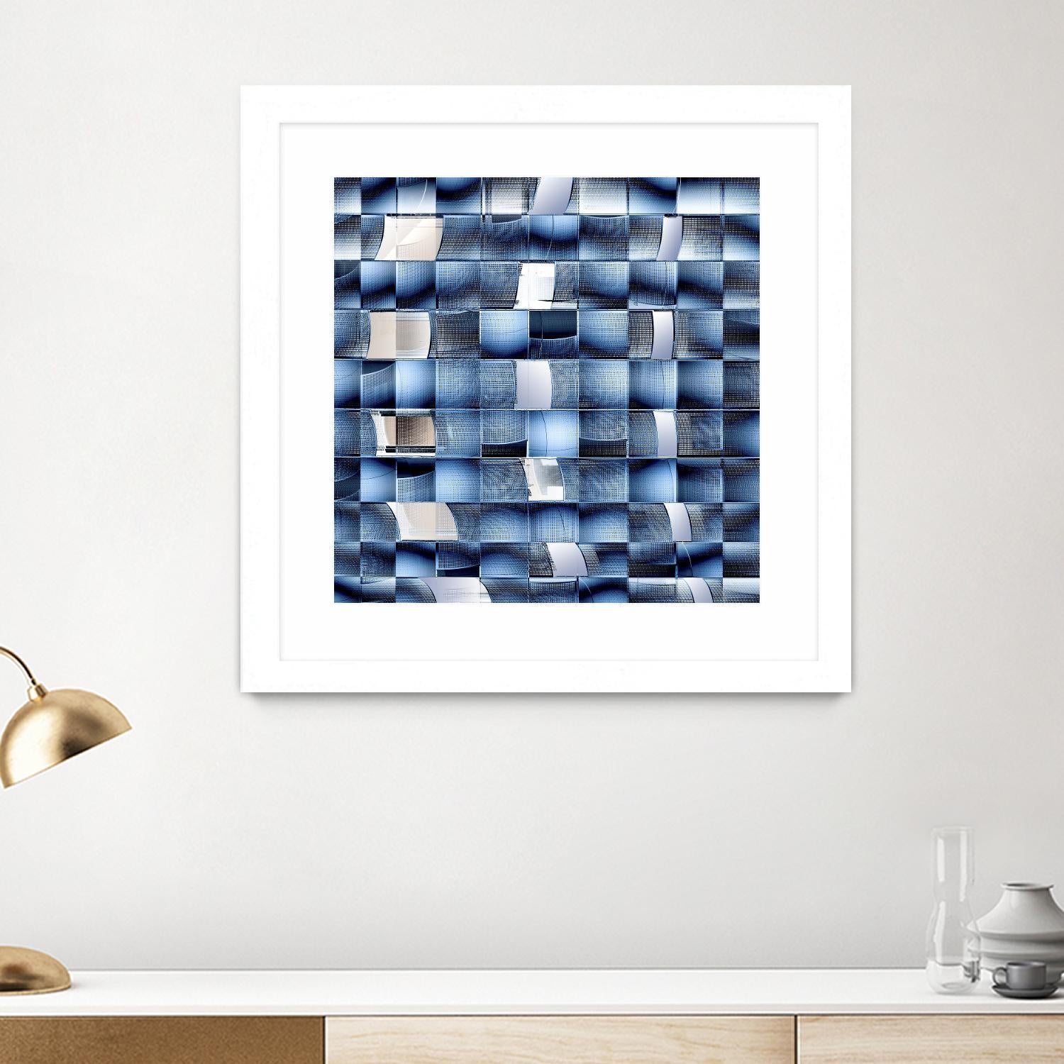 Verschelden - Fractal chaos by 1X on GIANT ART - white photo art