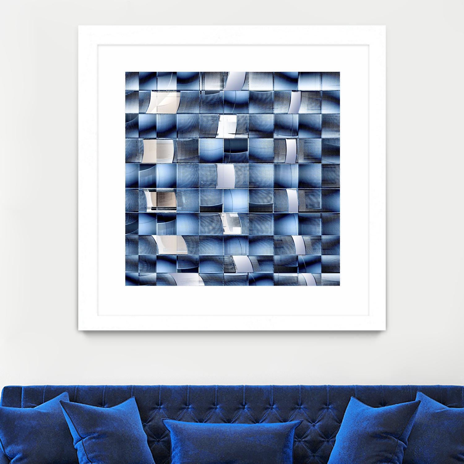 Verschelden - Fractal chaos by 1X on GIANT ART - white photo art