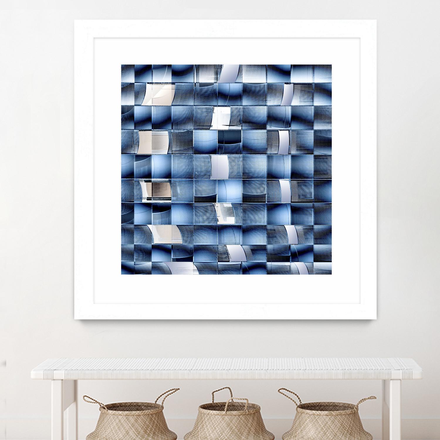 Verschelden - Fractal chaos by 1X on GIANT ART - white photo art