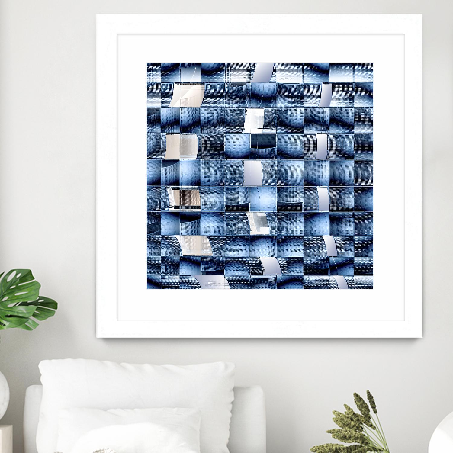 Verschelden - Fractal chaos by 1X on GIANT ART - white photo art