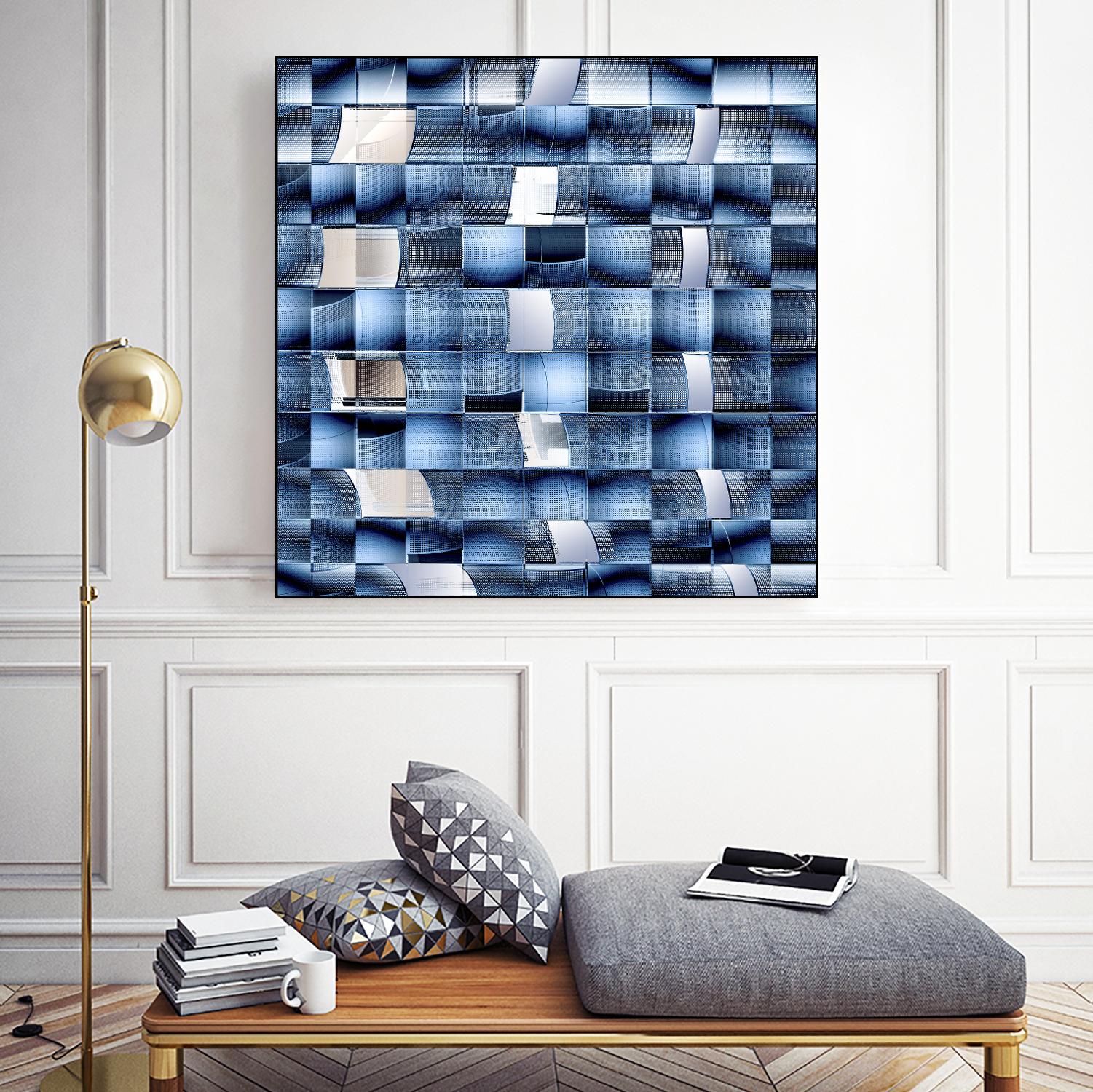 Verschelden - Fractal chaos by 1X on GIANT ART - white photo art