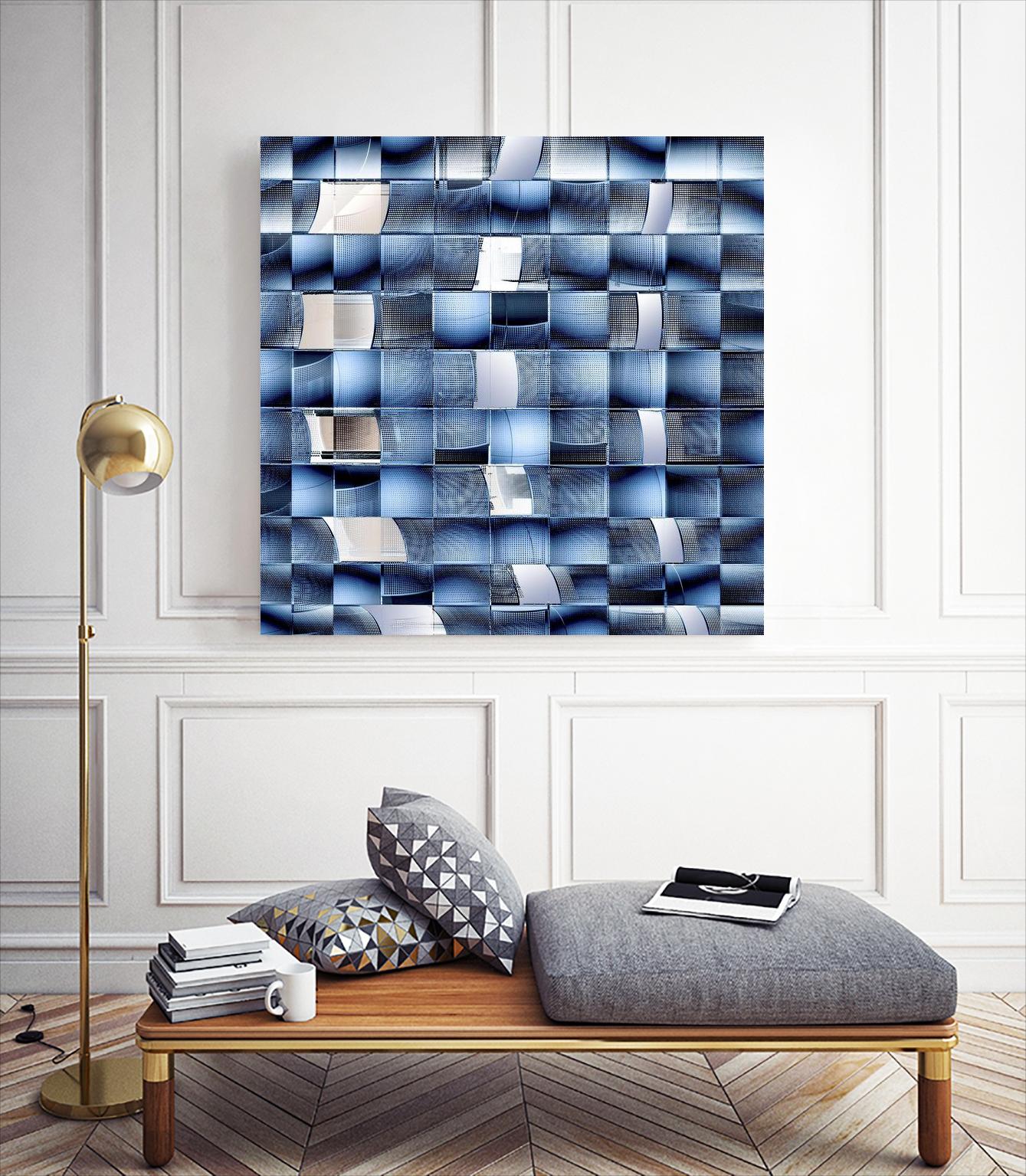 Verschelden - Fractal chaos by 1X on GIANT ART - white photo art