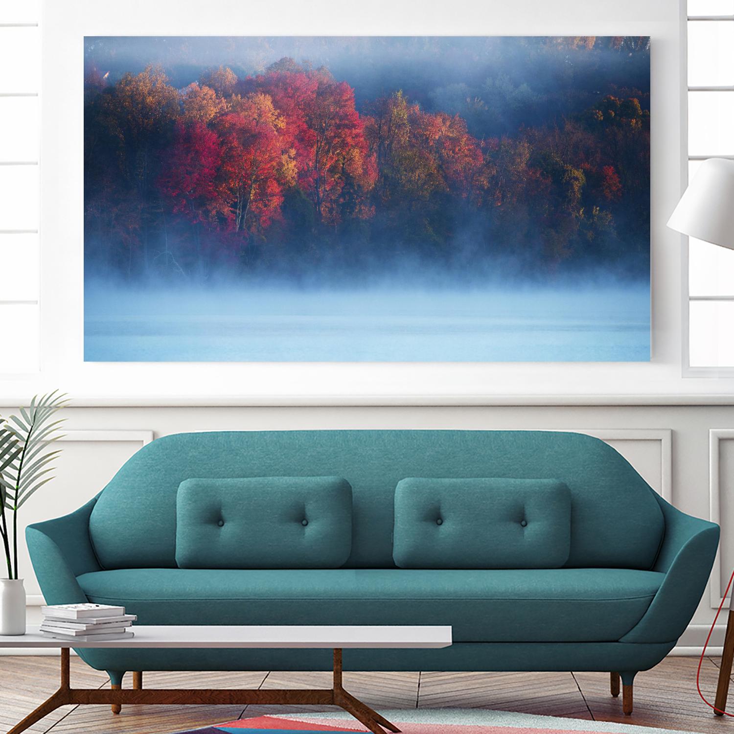 Li - Fall Impression III by 1X on GIANT ART - blue photo art