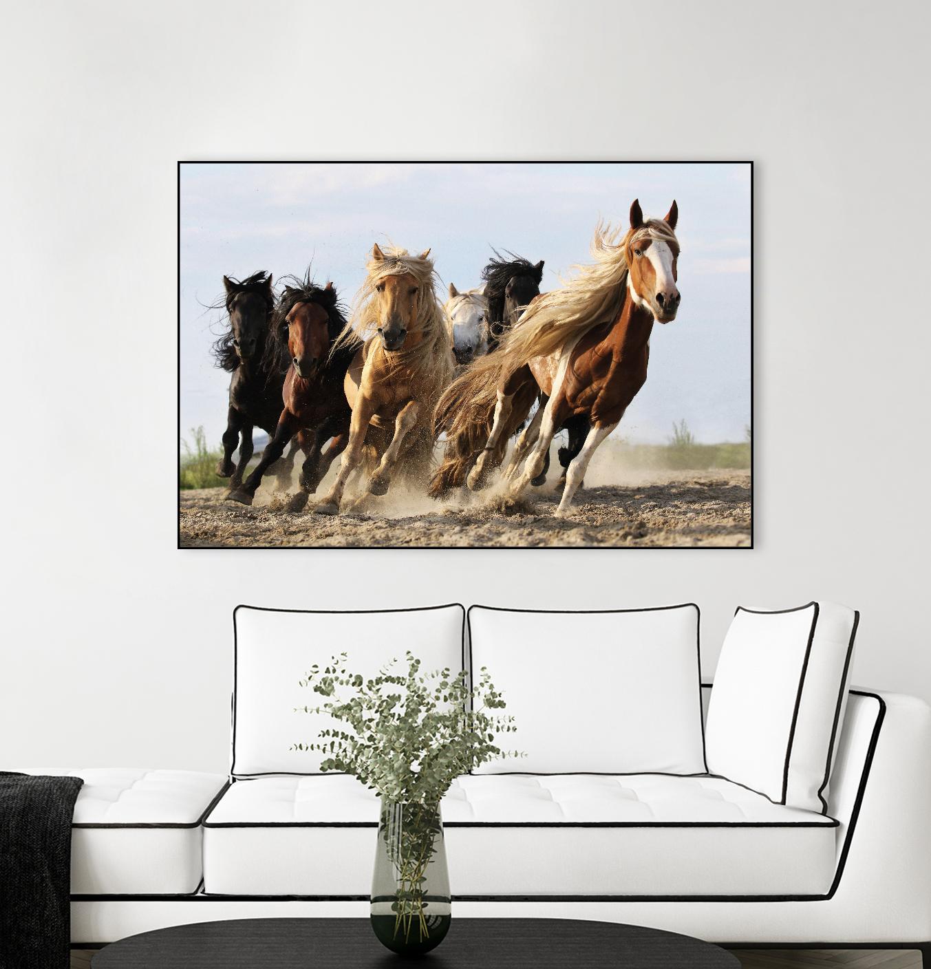 Wong - Lucky Six by 1X on GIANT ART - blue photo art