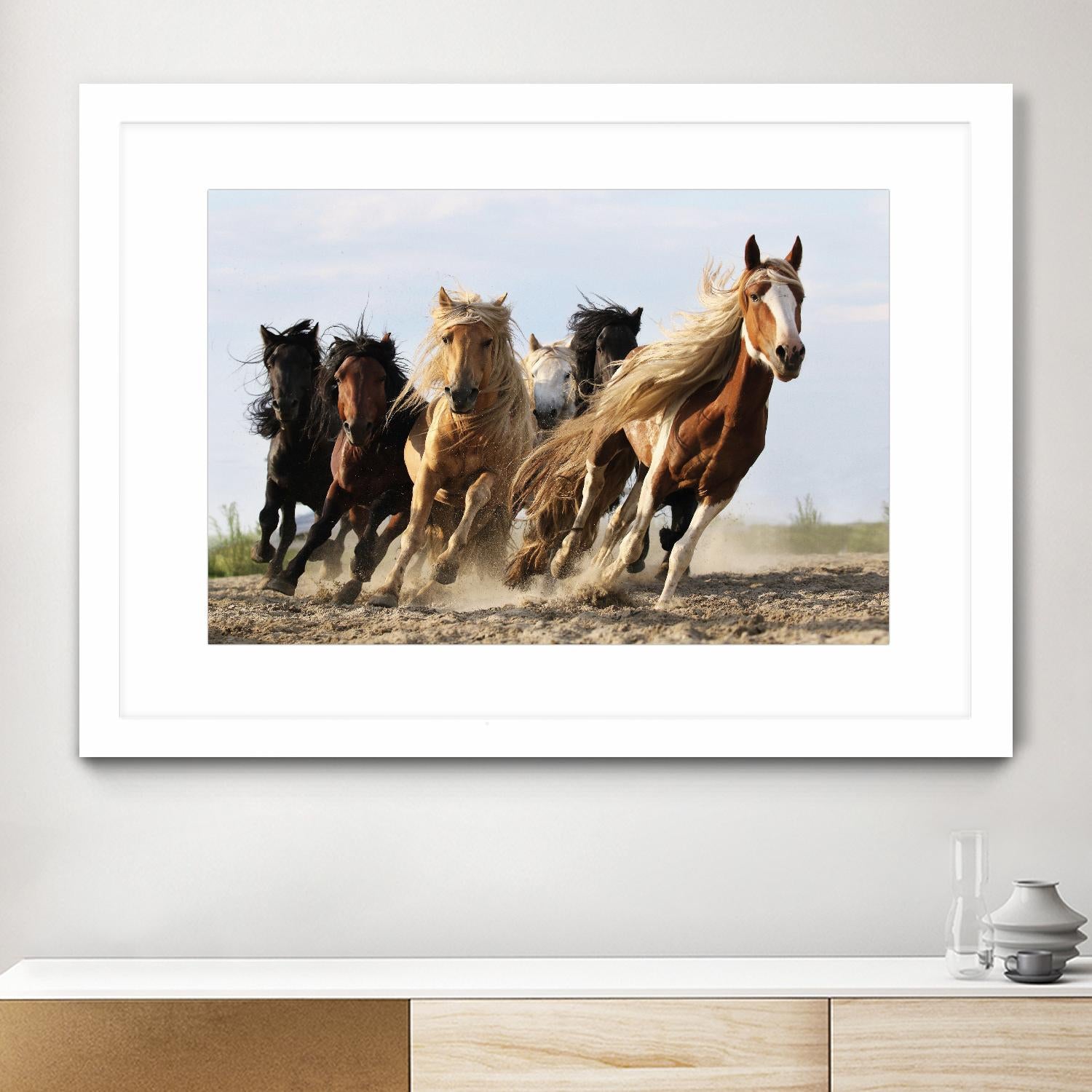 Wong - Lucky Six by 1X on GIANT ART - blue photo art