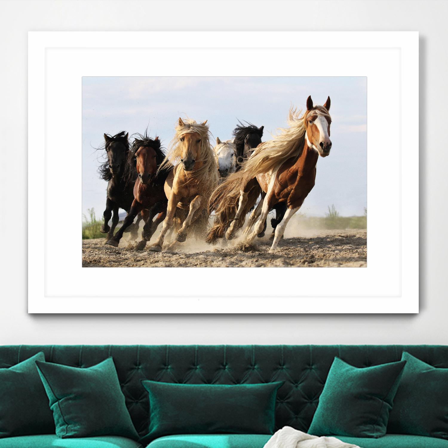 Wong - Lucky Six by 1X on GIANT ART - blue photo art