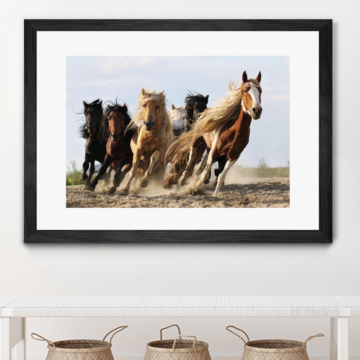 Wong - Lucky Six by 1X on GIANT ART - blue photo art