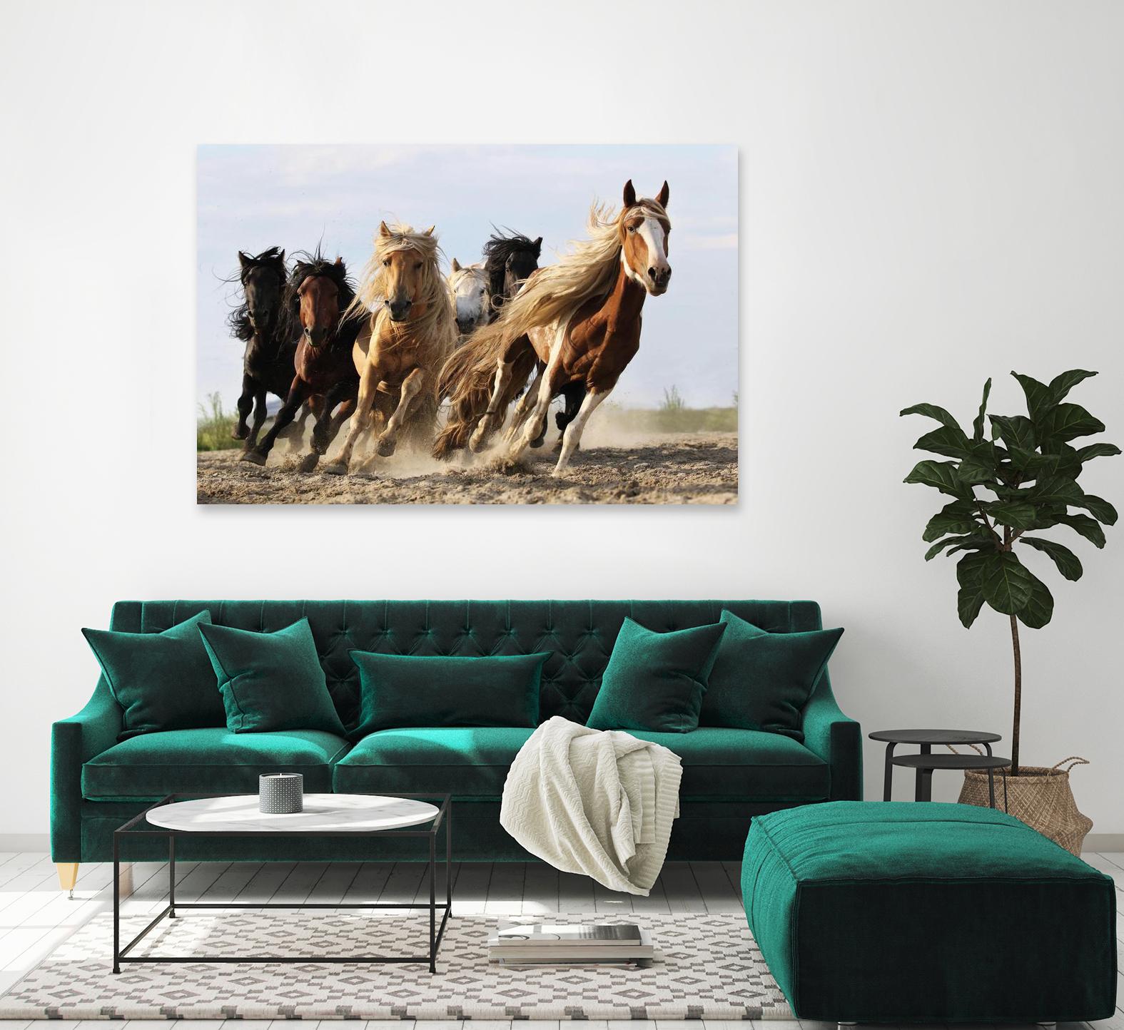 Wong - Lucky Six by 1X on GIANT ART - blue photo art