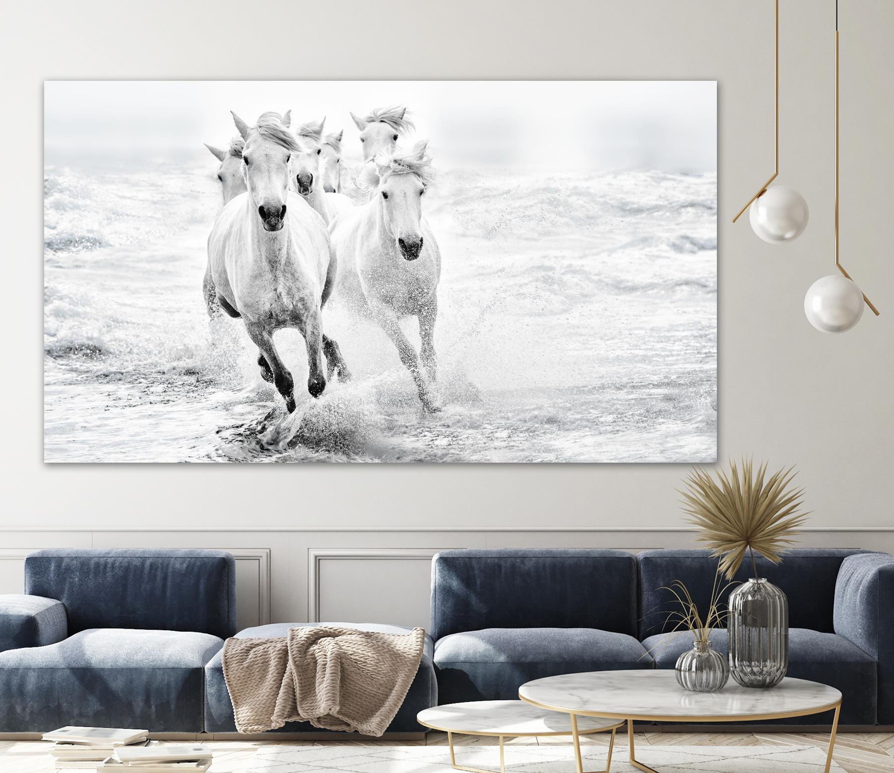 Bressy - Running in the sea by 1X on GIANT ART - white photo art