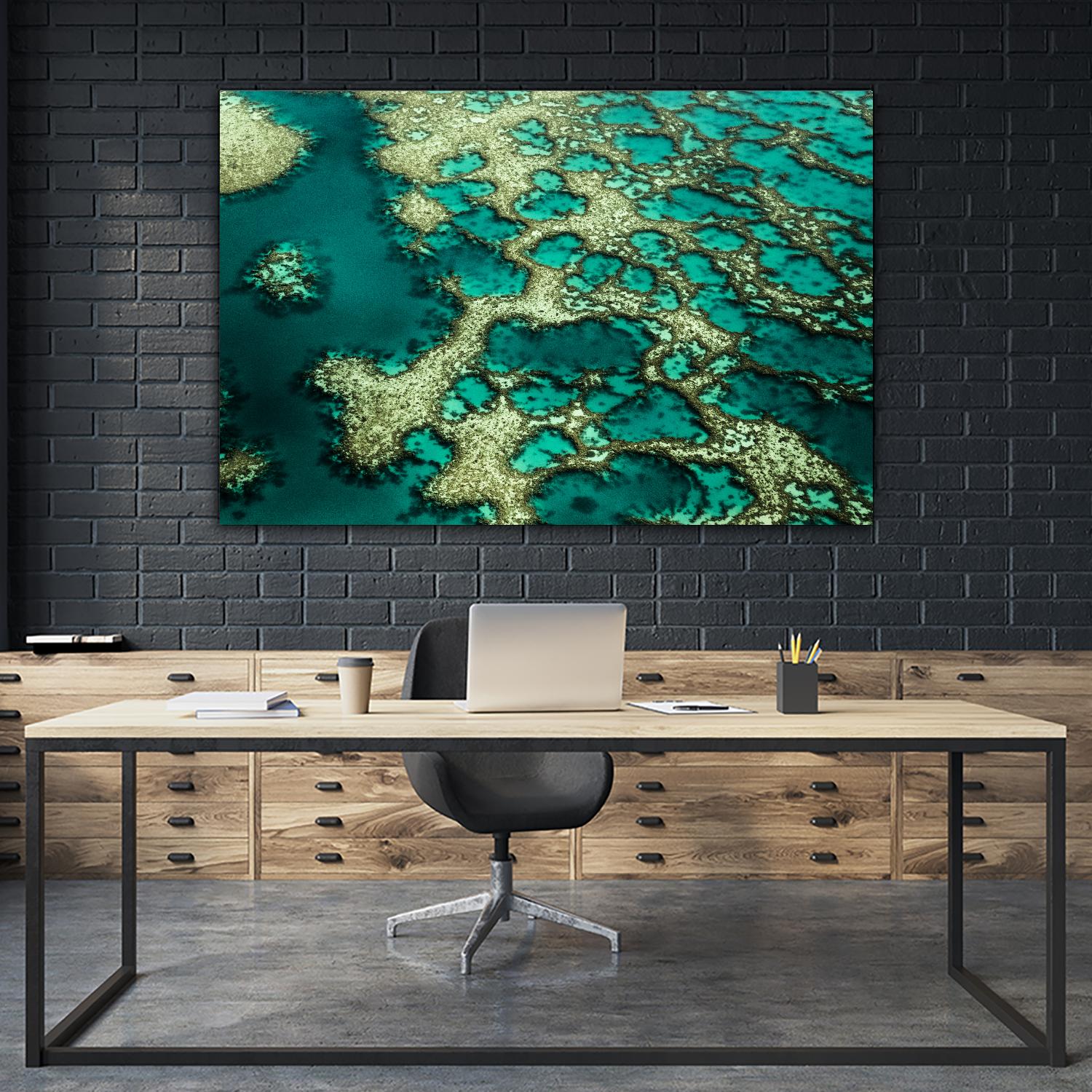 Wrobel - Gondwana by 1X on GIANT ART - green photo art