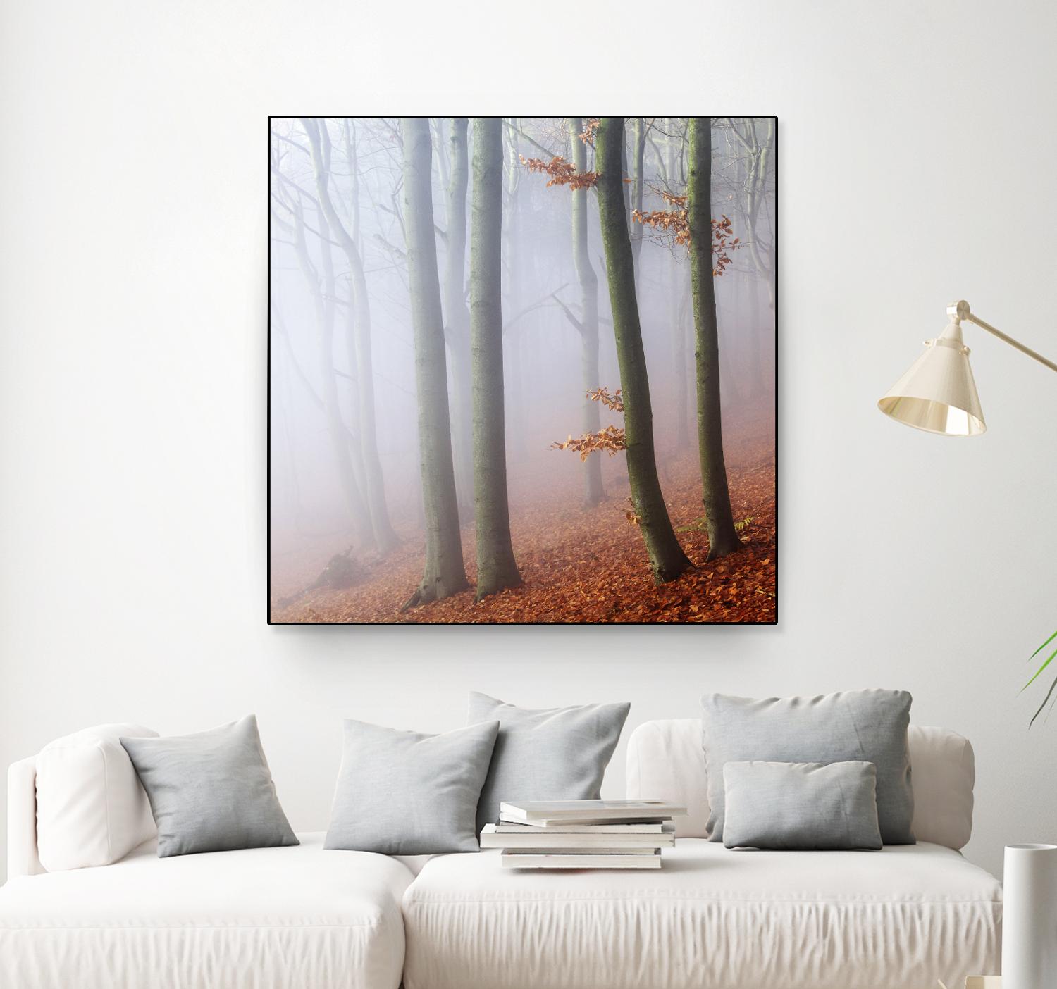 Fog by Popovsky 1X on GIANT ART - orange landscape