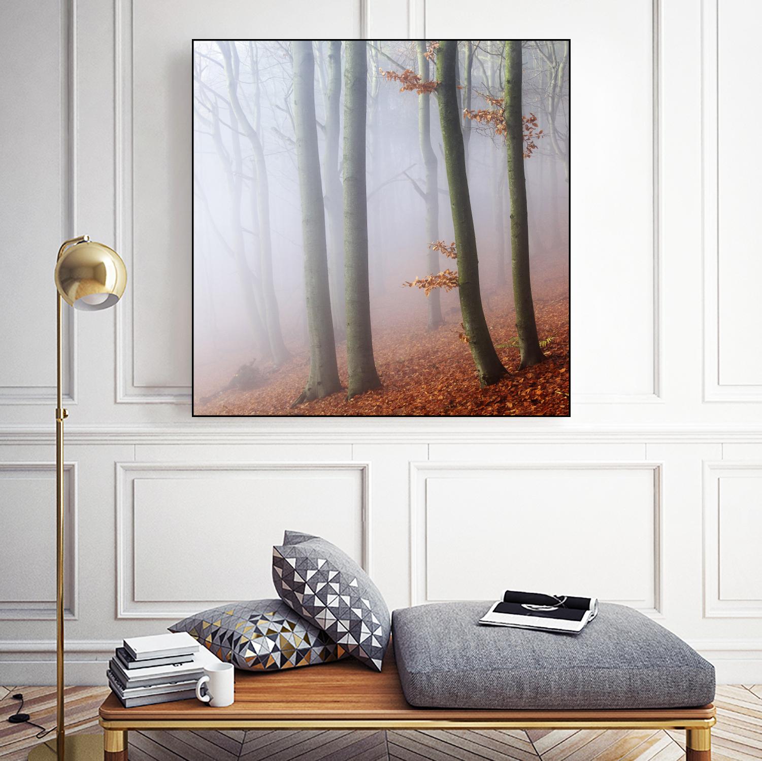 Fog by Popovsky 1X on GIANT ART - orange landscape