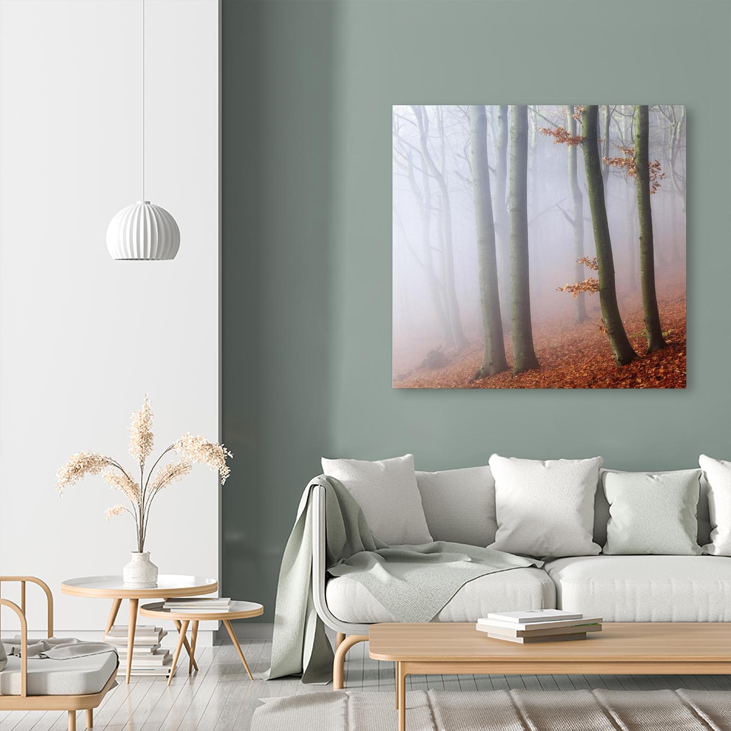 Fog by Popovsky 1X on GIANT ART - orange landscape