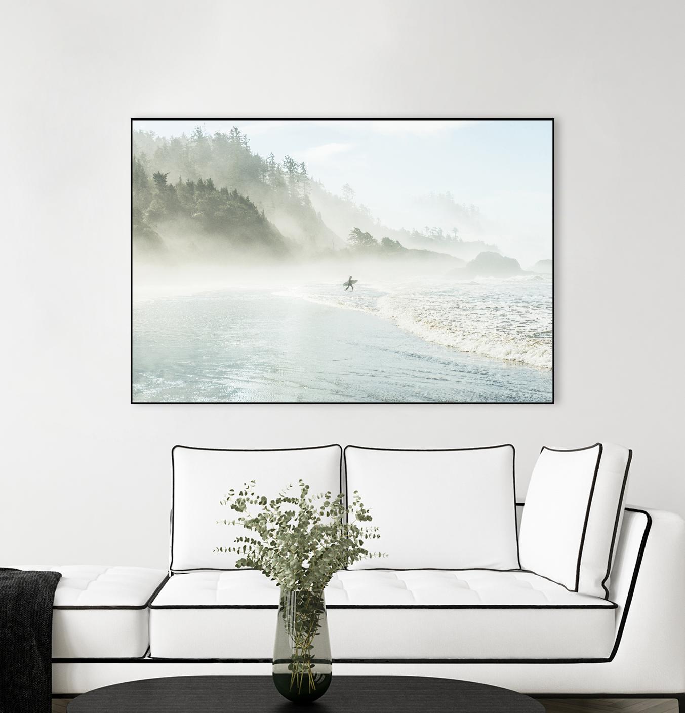 Suhrie - Catching the Morning Surf by 1X on GIANT ART - blue landscape