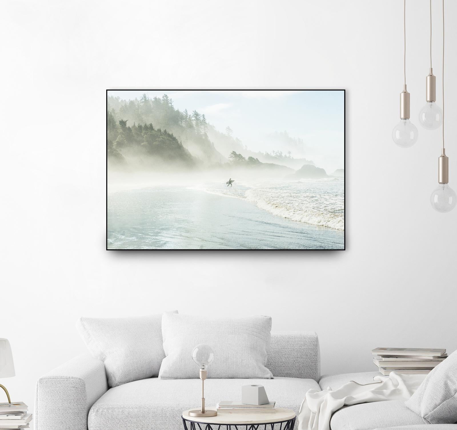 Suhrie - Catching the Morning Surf by 1X on GIANT ART - blue landscape
