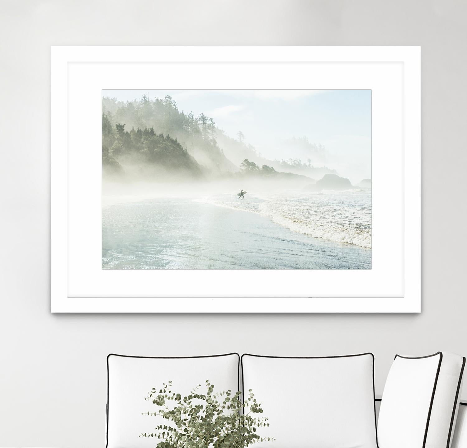 Suhrie - Catching the Morning Surf by 1X on GIANT ART - blue landscape
