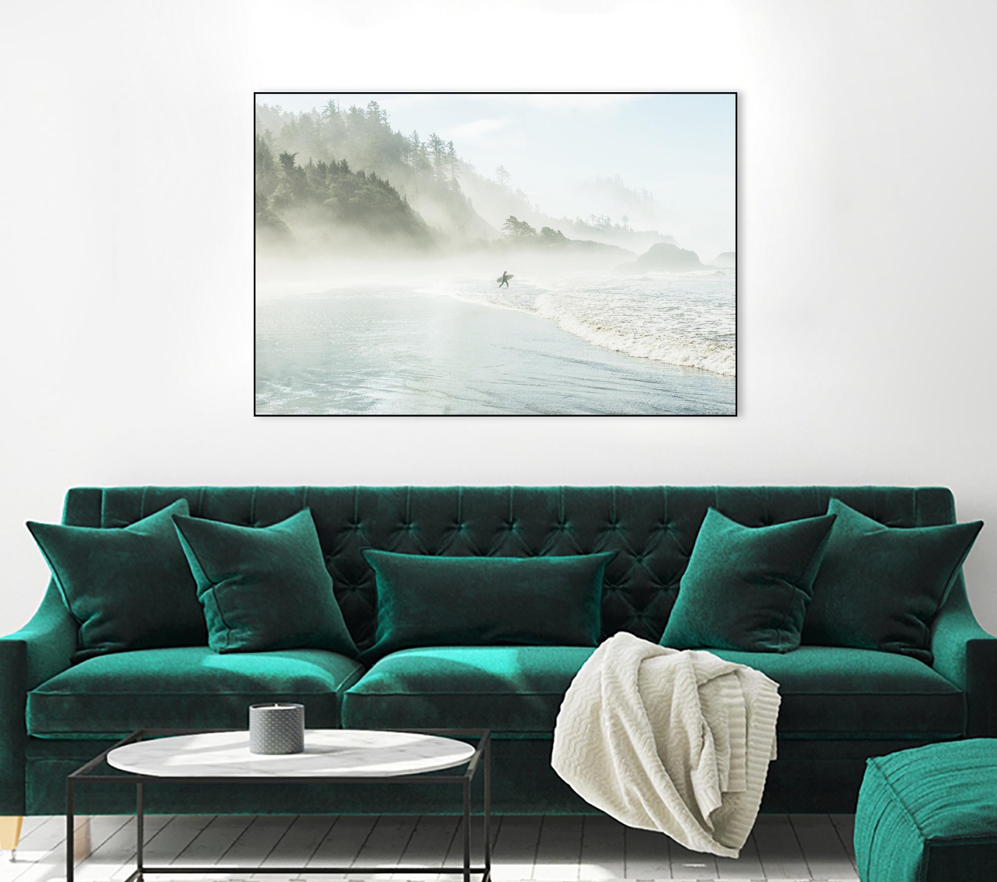 Suhrie - Catching the Morning Surf by 1X on GIANT ART - blue landscape