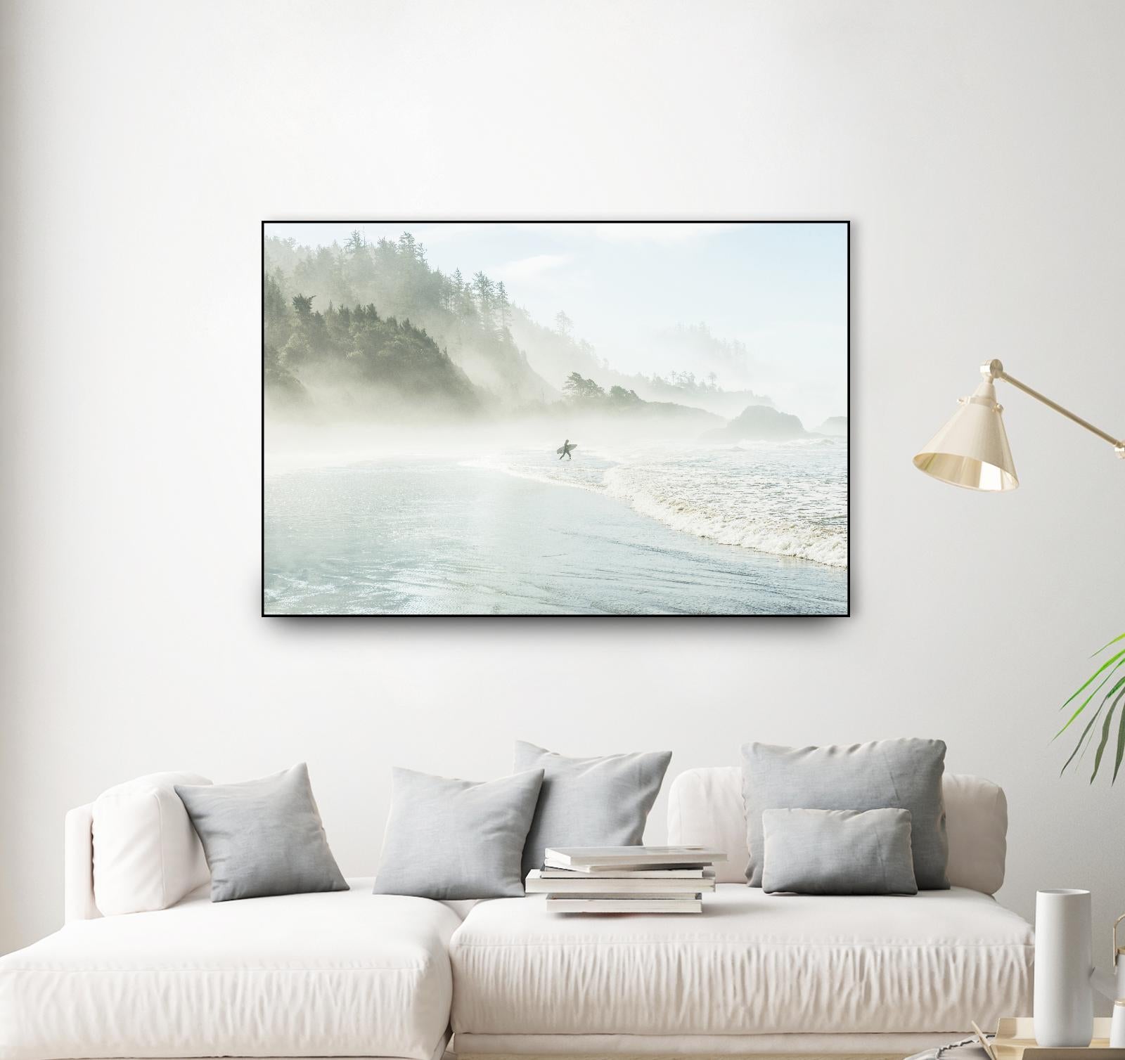 Suhrie - Catching the Morning Surf by 1X on GIANT ART - blue landscape
