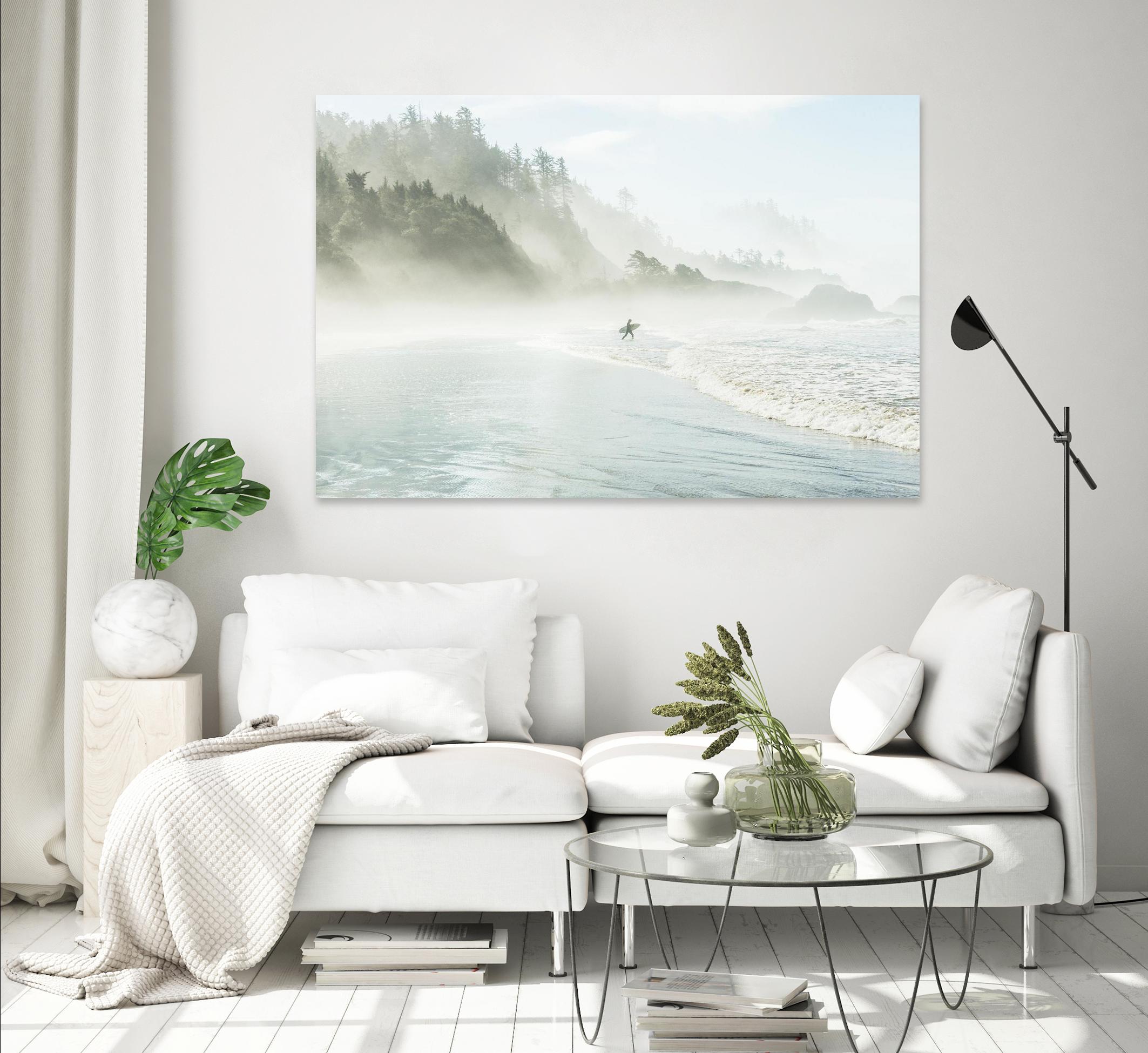 Suhrie - Catching the Morning Surf by 1X on GIANT ART - blue landscape