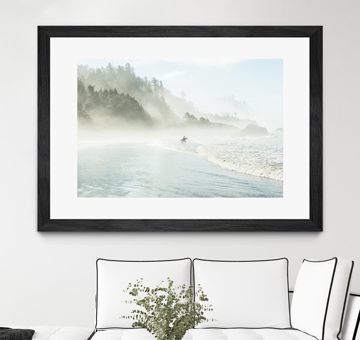 Suhrie - Catching the Morning Surf by 1X on GIANT ART - blue landscape