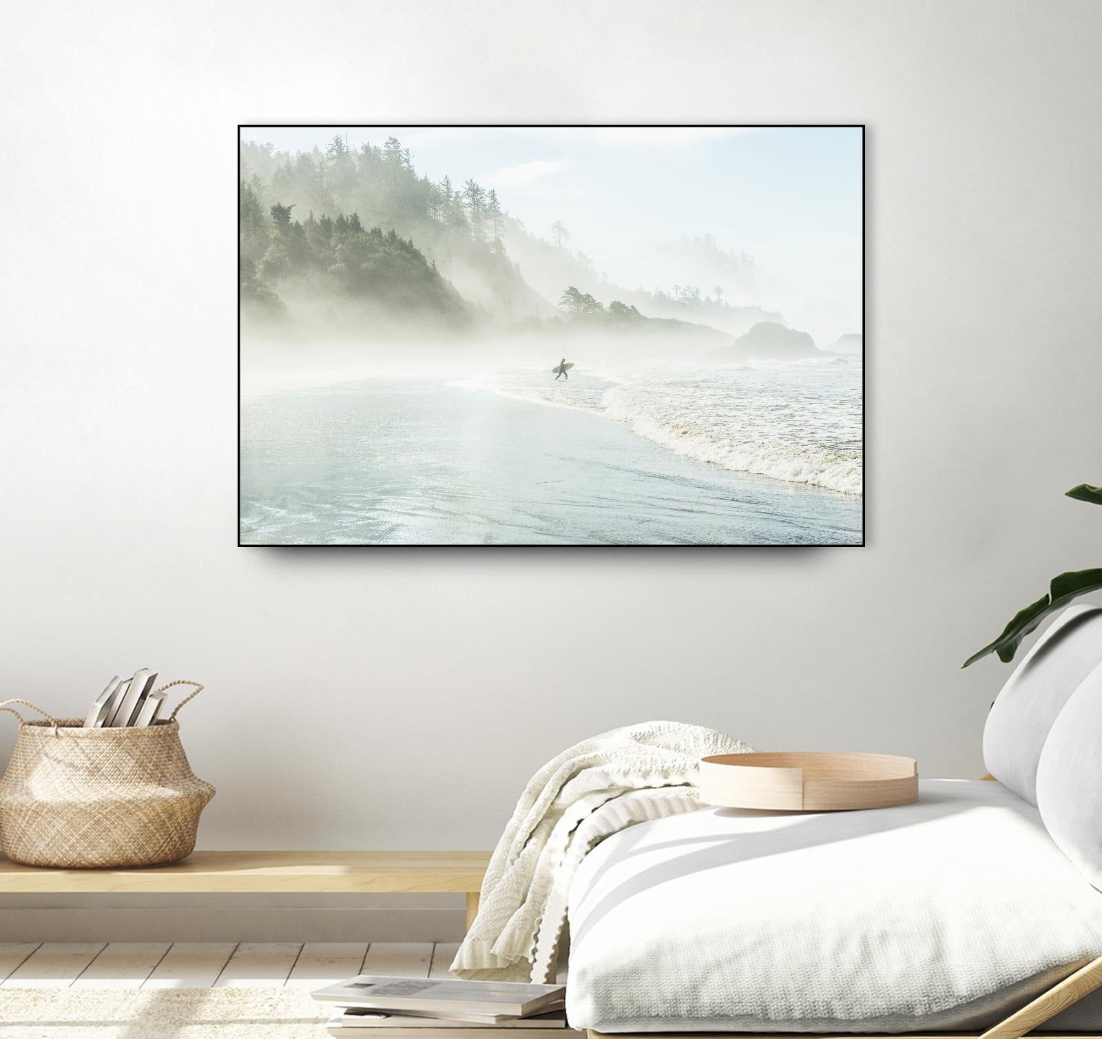 Suhrie - Catching the Morning Surf by 1X on GIANT ART - blue landscape