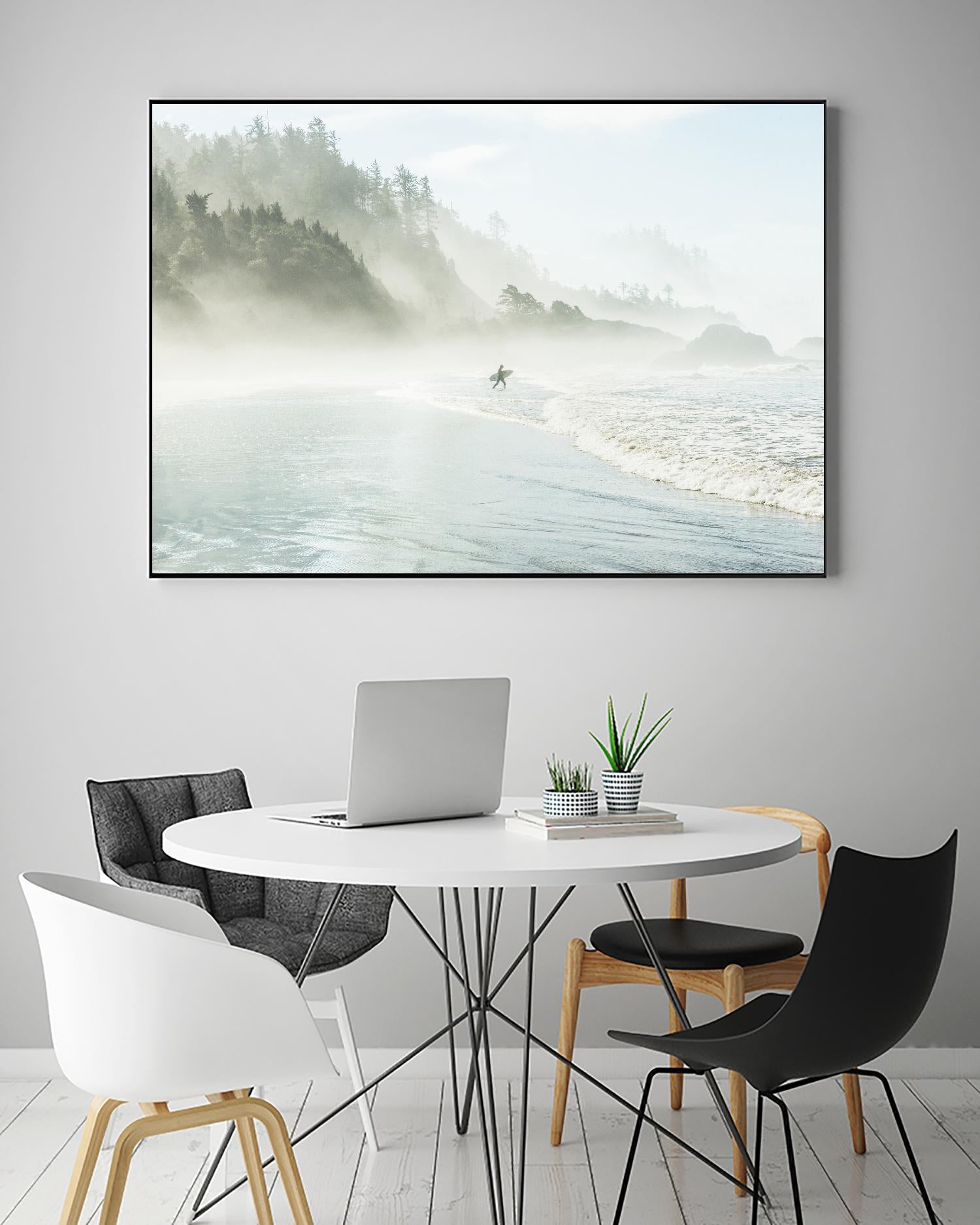 Suhrie - Catching the Morning Surf by 1X on GIANT ART - blue landscape