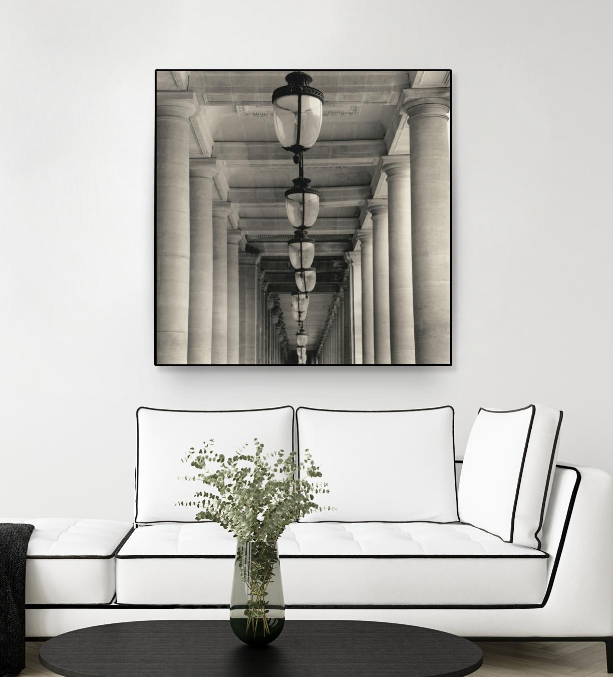 Corridor I by YK Studio on GIANT ART - black architectural perspective