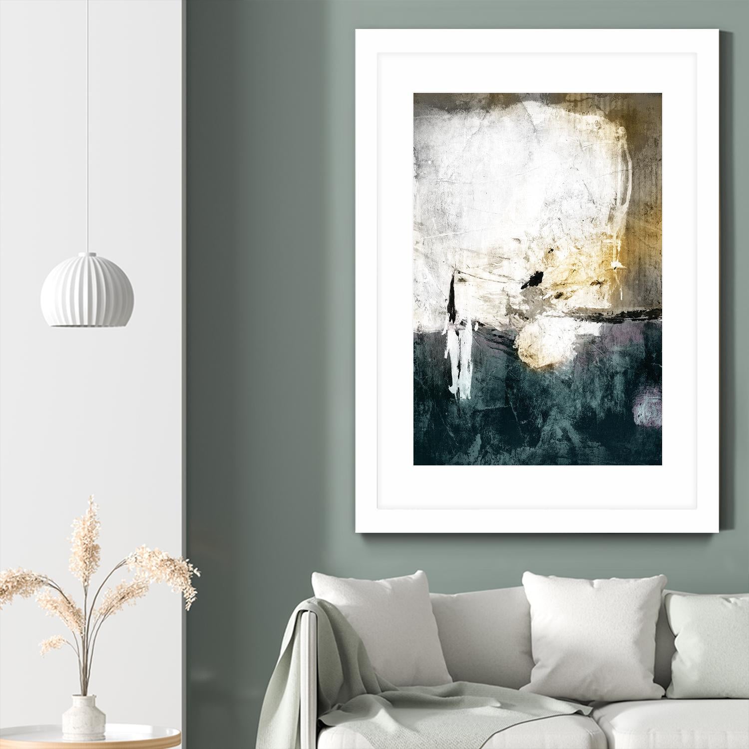 All through the Night by Fiona Hoop on GIANT ART - white abstract