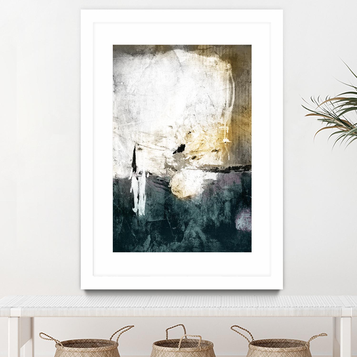 All through the Night by Fiona Hoop on GIANT ART - white abstract