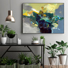 United by Fiona Hoop on GIANT ART - yellow abstract