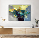 United by Fiona Hoop on GIANT ART - yellow abstract